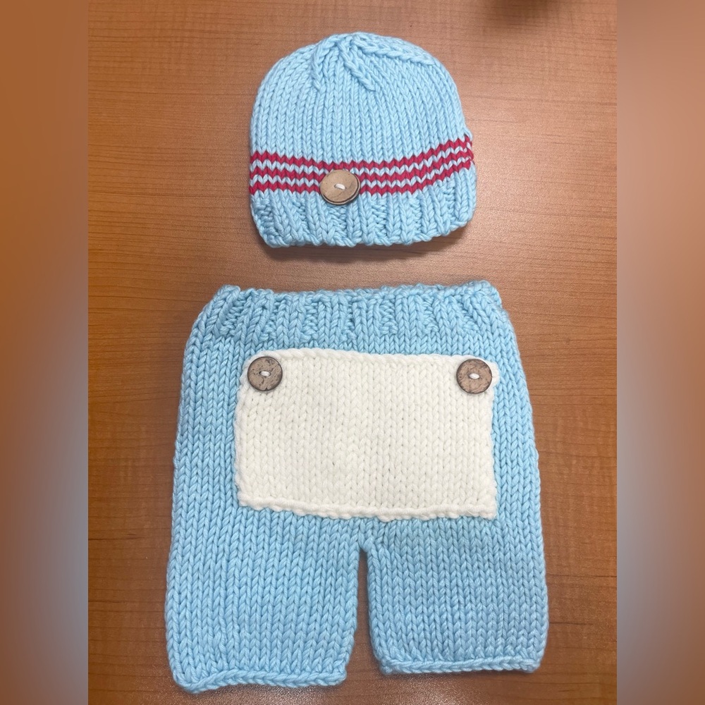 Hand made newborn outfit